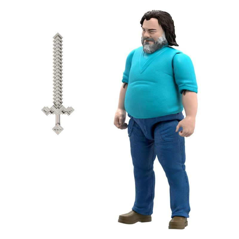 Jucarii, Copii si Bebe - Jucarii si jocuri - Figurine - A Minecraft Movie Action Figure Large Steve 30 cm - Infinity.ro
