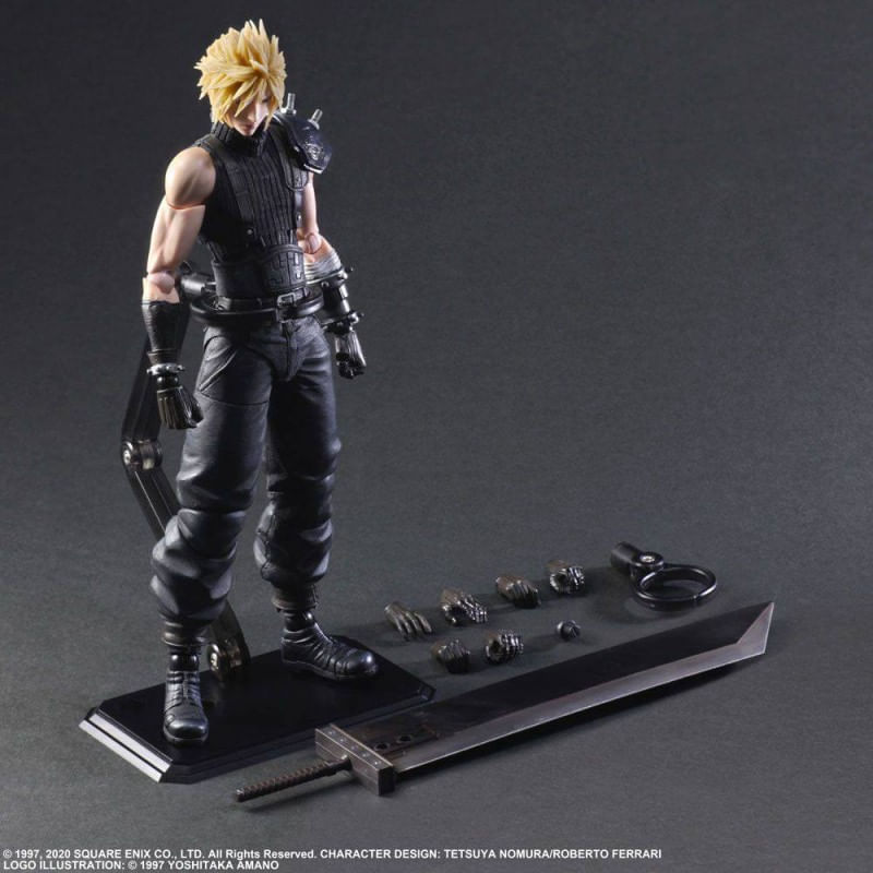 Jucarii, Copii si Bebe - Jucarii si jocuri - Figurine - Final Fantasy VII Remake Play Arts Kai Action Figure Cloud Strife Ver. 2 27 cm - Infinity.ro
