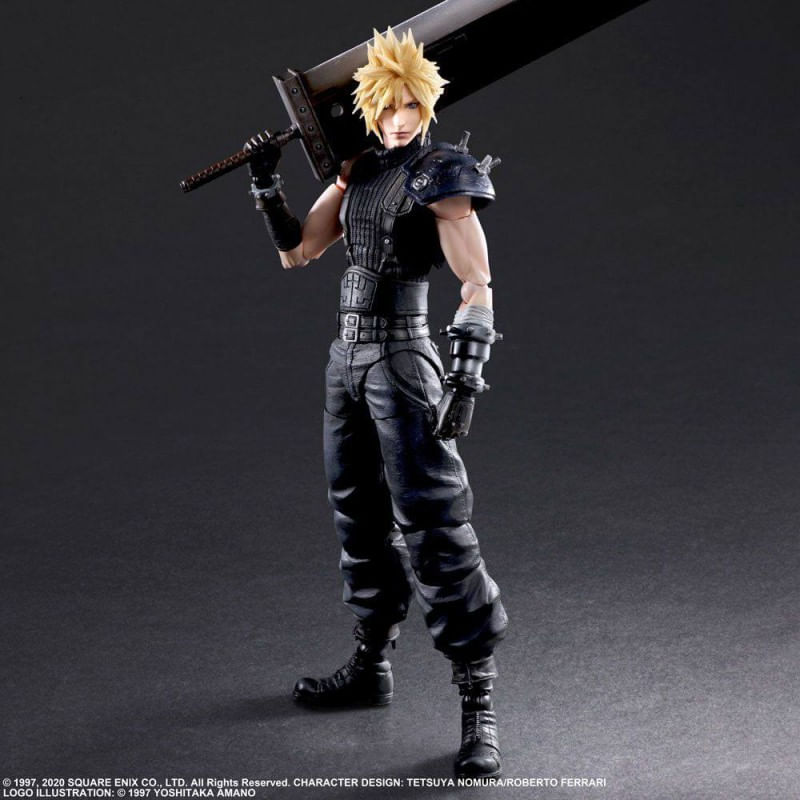 Jucarii, Copii si Bebe - Jucarii si jocuri - Figurine - Final Fantasy VII Remake Play Arts Kai Action Figure Cloud Strife Ver. 2 27 cm - Infinity.ro