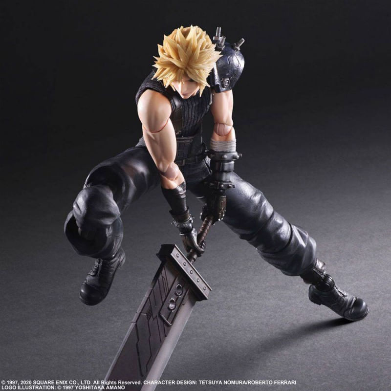 Jucarii, Copii si Bebe - Jucarii si jocuri - Figurine - Final Fantasy VII Remake Play Arts Kai Action Figure Cloud Strife Ver. 2 27 cm - Infinity.ro