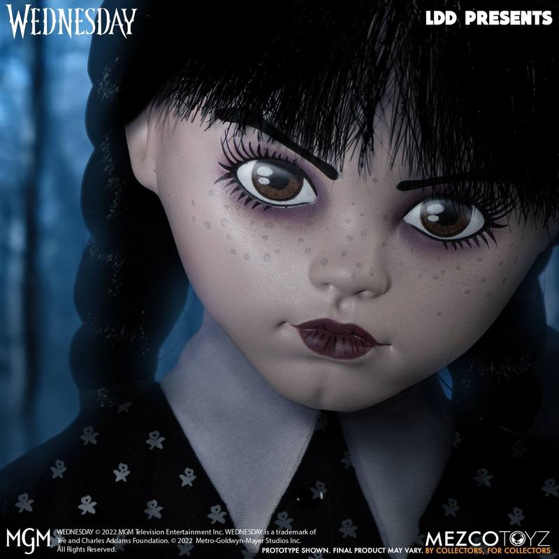 Jucarii, Copii si Bebe - Jucarii si jocuri - Figurine - Figurina Papusa Wednesday Living Dead Dolls, 25 cm - Infinity.ro