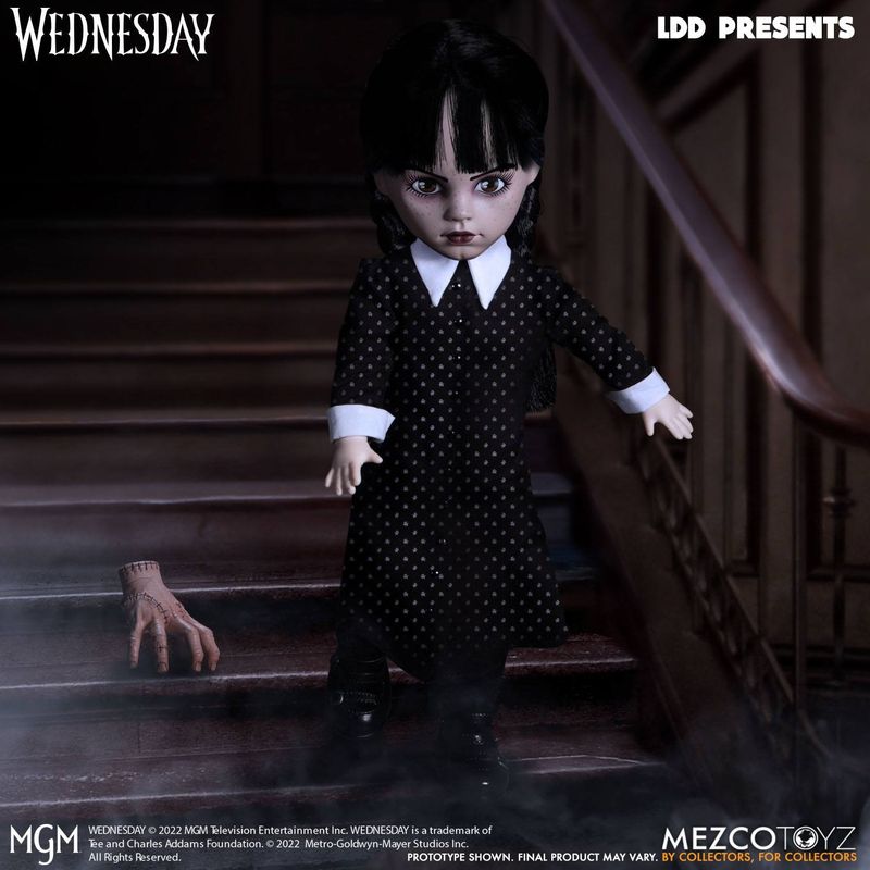 Jucarii, Copii si Bebe - Jucarii si jocuri - Figurine - Figurina Papusa Wednesday Living Dead Dolls, 25 cm - Infinity.ro