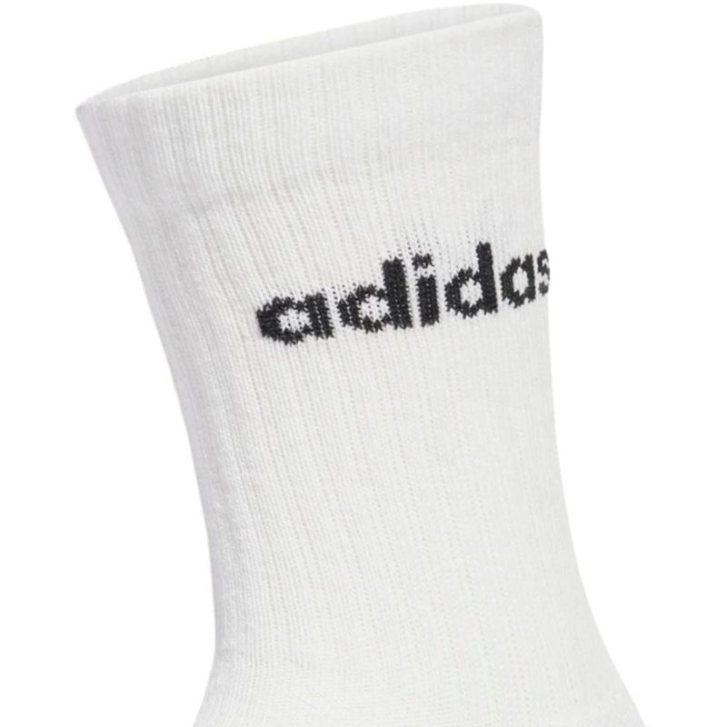 Fashion, accesorii si bijuterii - Barbati - Lenjerie si pijamale barbati - Sosete si ciorapi barbati - Set 6 perechi sosete Adidas Linear Crew Cushioned, 43-45 - Infinity.ro
