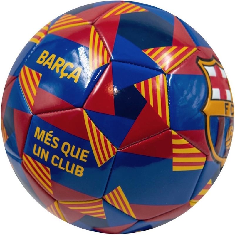 Sport si Outdoor - Sporturi de echipa - Fotbal - Mingi fotbal - Minge fotbal FC Barcelona Senyera Abstract - Infinity.ro