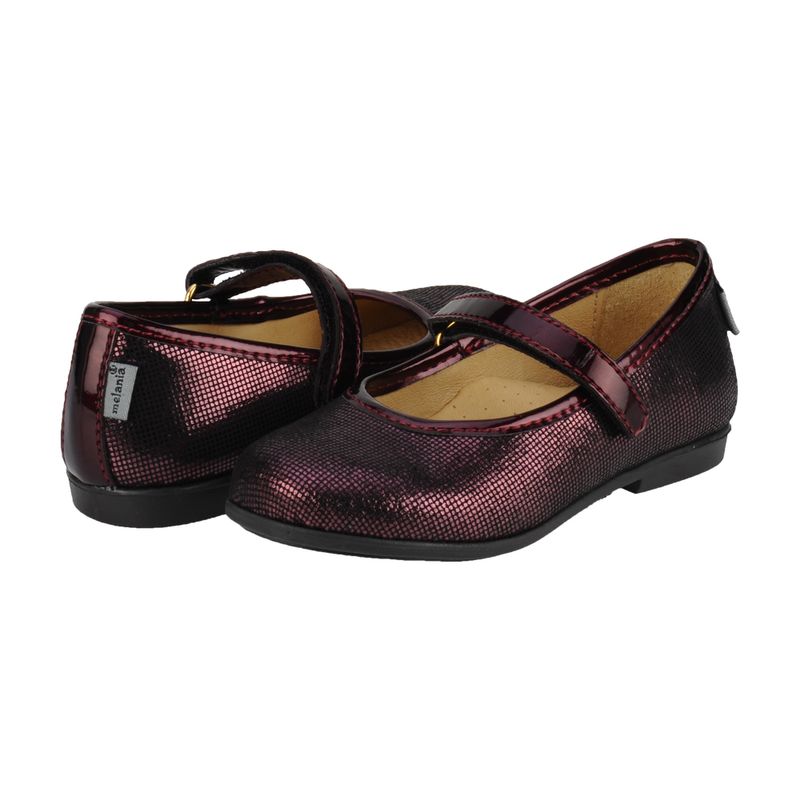 Fashion, accesorii si bijuterii - Copii - Incaltaminte copii - Pantofi copii - Pantofi fete Melania Samra, bordeaux 25 - Infinity.ro