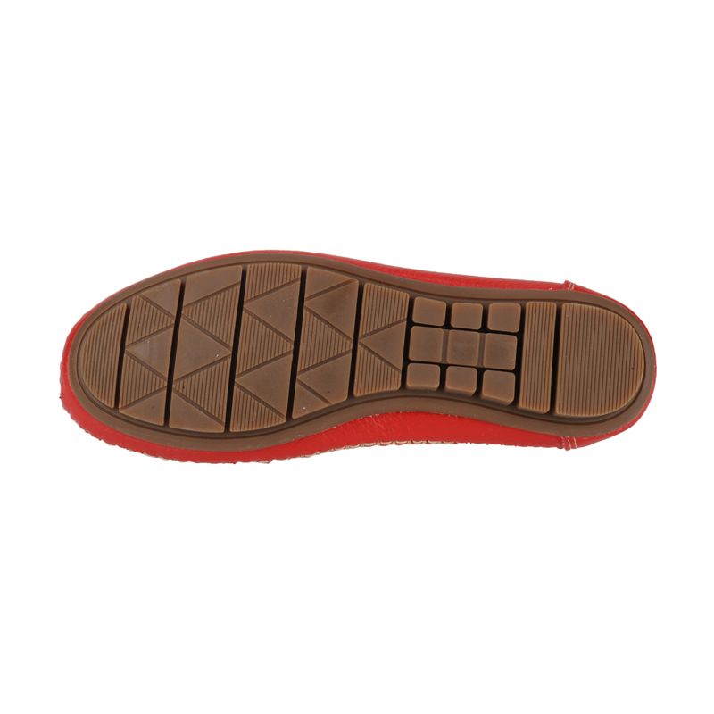 Fashion, accesorii si bijuterii - Femei - Incaltaminte femei - Balerini femei - Balerini dama din piele naturala Feeling Moreno, beige-red 37 - Infinity.ro