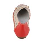 Fashion, accesorii si bijuterii - Femei - Incaltaminte femei - Balerini femei - Balerini dama din piele naturala Feeling Moreno, beige-red 37 - Infinity.ro