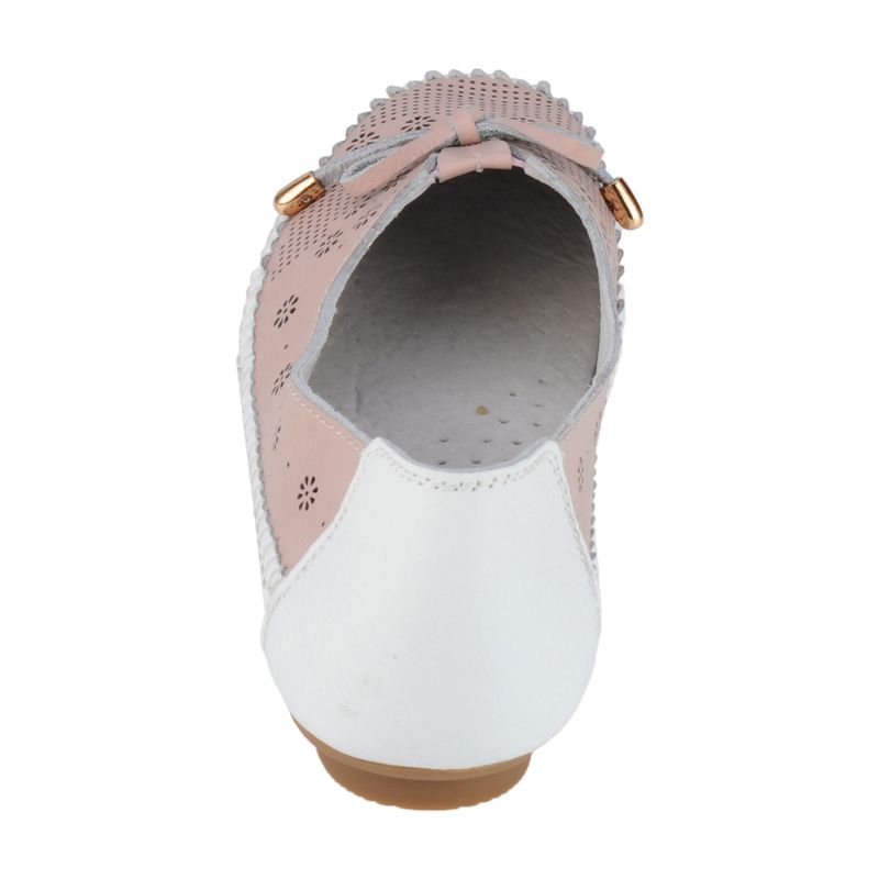 Fashion, accesorii si bijuterii - Femei - Incaltaminte femei - Balerini femei - Balerini dama din piele naturala Feeling Moreno, pink-white 37 - Infinity.ro