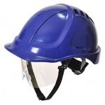 Casa si Gradina - Constructii - Echipamente de lucru - Casca protectia muncii - Casca ventilata si vizor inclus PW54 Endurance PLUS Portwest Albastru - Infinity.ro