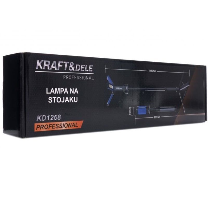 Casa si Gradina - Corpuri si surse de iluminat - Iluminat comercial si industrial - Proiectoare si lampi de lucru - Proiector de lucru, cu suport 3 moduri de iluminare, KD1268, Kraft&Dele - Infinity.ro