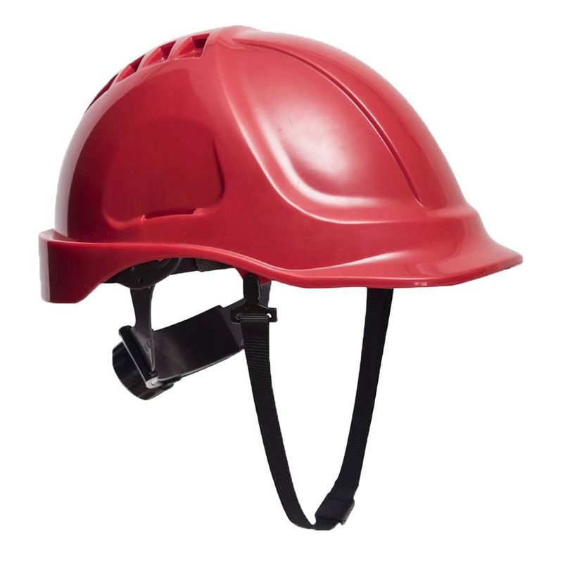 Casa si Gradina - Constructii - Echipamente de lucru - Casca protectia muncii - Casca de protectie cu vizor PW55 Endurance Portwest Rosu - Infinity.ro