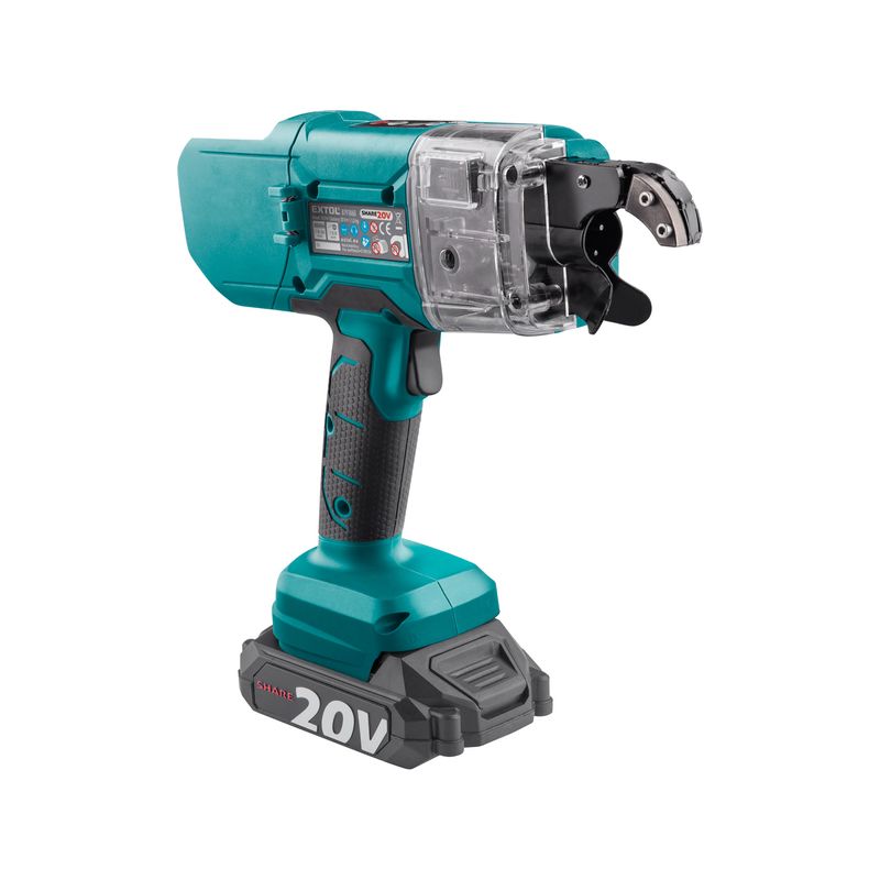 Casa si Gradina - Constructii - Scule electrice si accesorii - Masini de gaurit si insurubat - Masina de legat fier beton cu baterie EXTOL INDUSTRIAL brushless 1x5Ah + 10 sarme incluse - Infinity.ro