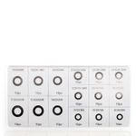 Auto si Moto - Moto - Accesorii moto si consumabile - Set saibe cupru, Kraft&Dele, diferite dimensiuni, 150 elemente, KD10503 - Infinity.ro