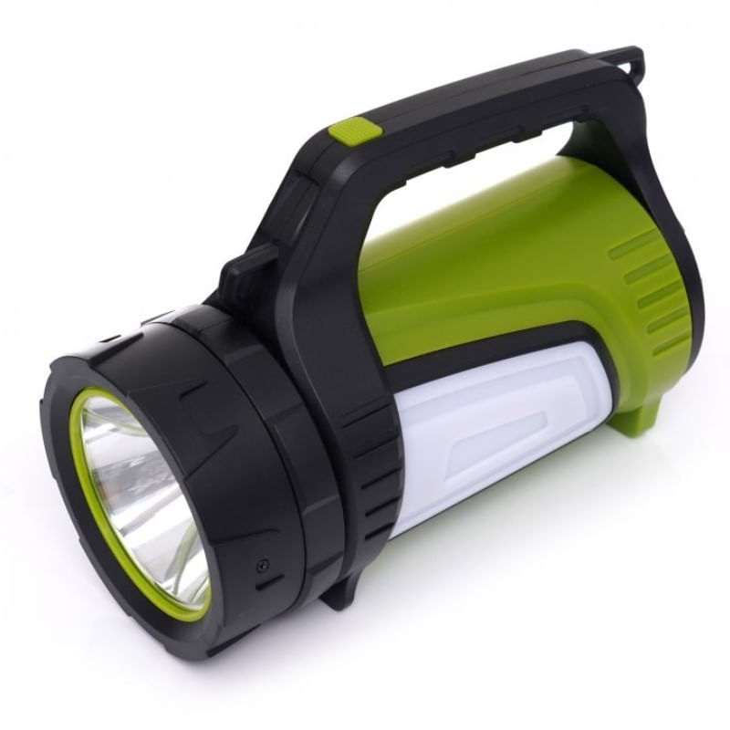 Casa si Gradina - Corpuri si surse de iluminat - Iluminat exterior - Lanterne - Lanterna T6 LED, Kraft&Dele, cu acumulator, 8A, cu lumini laterale, KD1243 - Infinity.ro