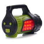 Casa si Gradina - Corpuri si surse de iluminat - Iluminat exterior - Lanterne - Lanterna T6 LED, Kraft&Dele, cu acumulator, 8A, cu lumini laterale, KD1243 - Infinity.ro