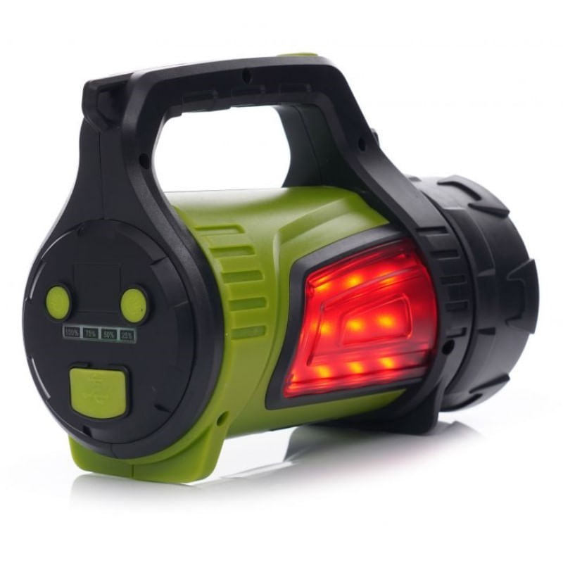 Casa si Gradina - Corpuri si surse de iluminat - Iluminat exterior - Lanterne - Lanterna T6 LED, Kraft&Dele, cu acumulator, 8A, cu lumini laterale, KD1243 - Infinity.ro