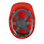 Casa si Gradina - Constructii - Echipamente de lucru - Casca protectia muncii - Casca de protectie MORION HELM cu ventilatie si buton reglabil Procera Rosu - Infinity.ro