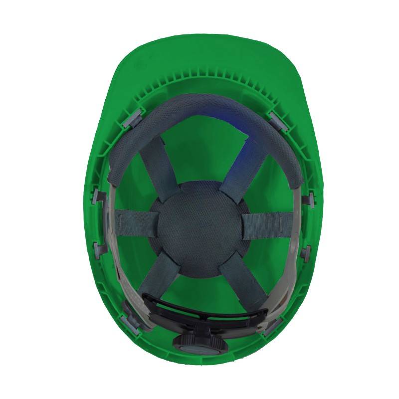 Casa si Gradina - Constructii - Echipamente de lucru - Casca protectia muncii - Casca de protectie MORION HELM cu ventilatie si buton reglabil Procera Verde - Infinity.ro