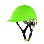 Casa si Gradina - Constructii - Echipamente de lucru - Casca protectia muncii - Casca de protectie MORION HELM cu ventilatie si buton reglabil Procera galben neon - Infinity.ro