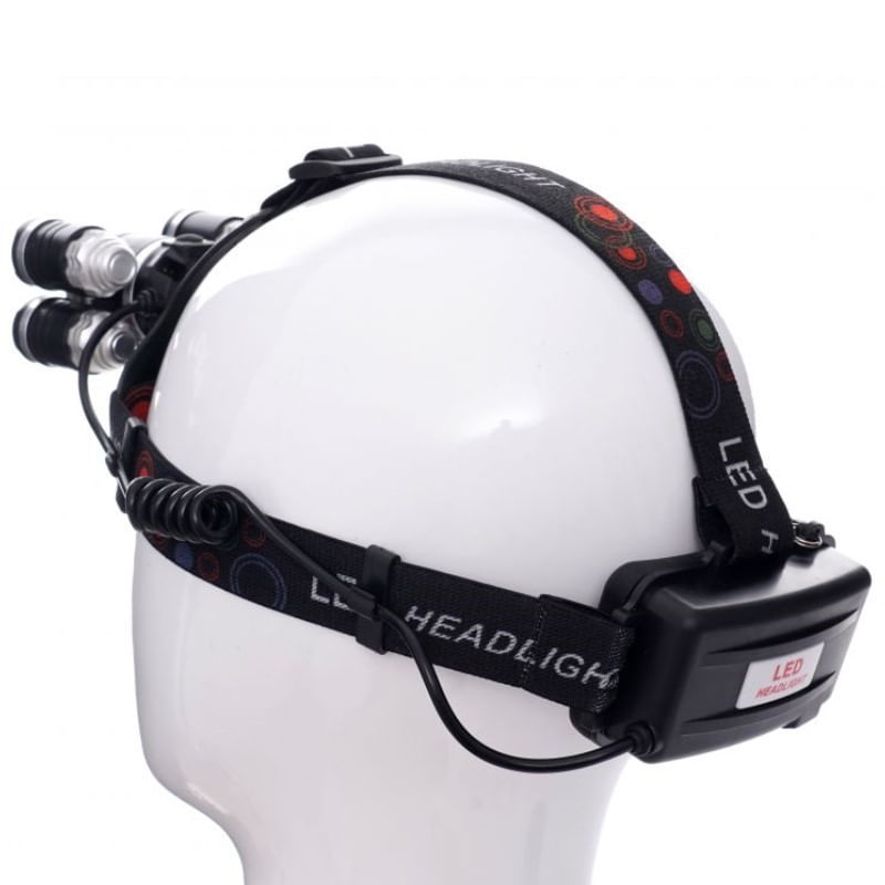 Casa si Gradina - Corpuri si surse de iluminat - Iluminat comercial si industrial - Corpuri iluminat comercial - Lanterna frontala profesionala, Kraft&Dele KD1247, cu baterii 2x18650 - Infinity.ro