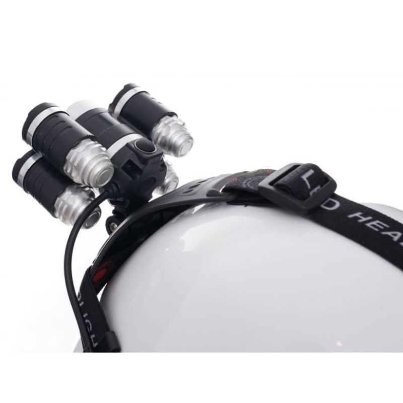 Casa si Gradina - Corpuri si surse de iluminat - Iluminat comercial si industrial - Corpuri iluminat comercial - Lanterna frontala profesionala, Kraft&Dele KD1247, cu baterii 2x18650 - Infinity.ro