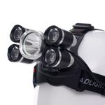 Casa si Gradina - Corpuri si surse de iluminat - Iluminat comercial si industrial - Corpuri iluminat comercial - Lanterna frontala profesionala, Kraft&Dele KD1247, cu baterii 2x18650 - Infinity.ro