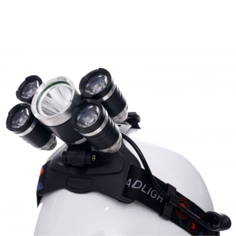 Casa si Gradina - Corpuri si surse de iluminat - Iluminat comercial si industrial - Corpuri iluminat comercial - Lanterna frontala profesionala, Kraft&Dele KD1247, cu baterii 2x18650 - Infinity.ro