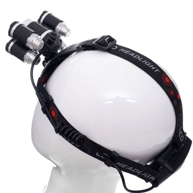 Casa si Gradina - Corpuri si surse de iluminat - Iluminat comercial si industrial - Corpuri iluminat comercial - Lanterna frontala profesionala, Kraft&Dele KD1247, cu baterii 2x18650 - Infinity.ro