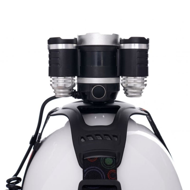 Casa si Gradina - Corpuri si surse de iluminat - Iluminat comercial si industrial - Corpuri iluminat comercial - Lanterna frontala profesionala, Kraft&Dele KD1247, cu baterii 2x18650 - Infinity.ro