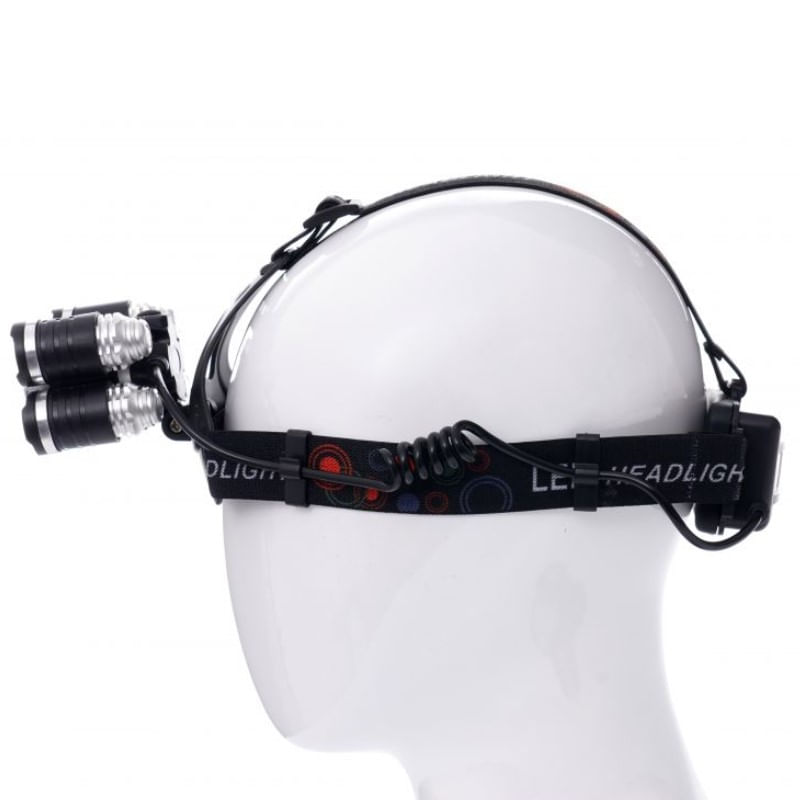 Casa si Gradina - Corpuri si surse de iluminat - Iluminat comercial si industrial - Corpuri iluminat comercial - Lanterna frontala profesionala, Kraft&Dele KD1247, cu baterii 2x18650 - Infinity.ro