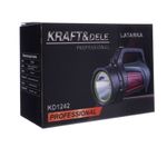 Casa si Gradina - Corpuri si surse de iluminat - Iluminat comercial si industrial - Corpuri iluminat comercial - Lanterna reflector, Kraft&Dele, KD1242, 3.7V, 8000mAh, Powerbank - Infinity.ro