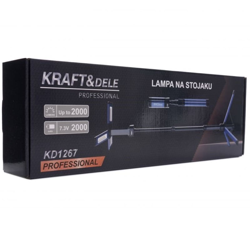 Casa si Gradina - Corpuri si surse de iluminat - Iluminat comercial si industrial - Proiectoare si lampi de lucru - Proiector de lucru, baterie 4000 mAh, KD1267, Kraft&Dele - Infinity.ro