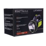 Casa si Gradina - Corpuri si surse de iluminat - Iluminat comercial si industrial - Corpuri iluminat comercial - Lanterna reflector, Kraft&Dele, KD1241, LED XML-T6 10W, 8000mAh, 800m - Infinity.ro