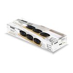 Casa si Gradina - Bucatarie si vesela - Vesela si tacamuri - Vesela pentru servire - Set boluri servire pe suport de bambus ZASS ZG-SB 05 Alb - Infinity.ro