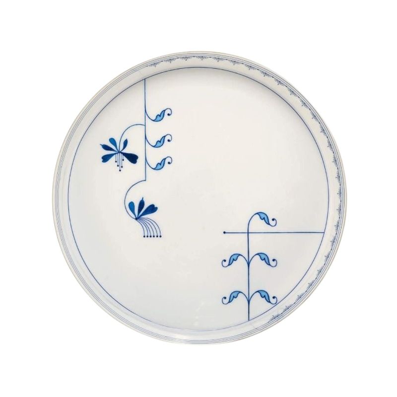 Casa si Gradina - Bucatarie si vesela - Ustensile bucatarie - Tavi servire - Tava din metal, Pip Studio, Blue, 30x30x12 cm, colectia Pip & The Blue Bird - Infinity.ro