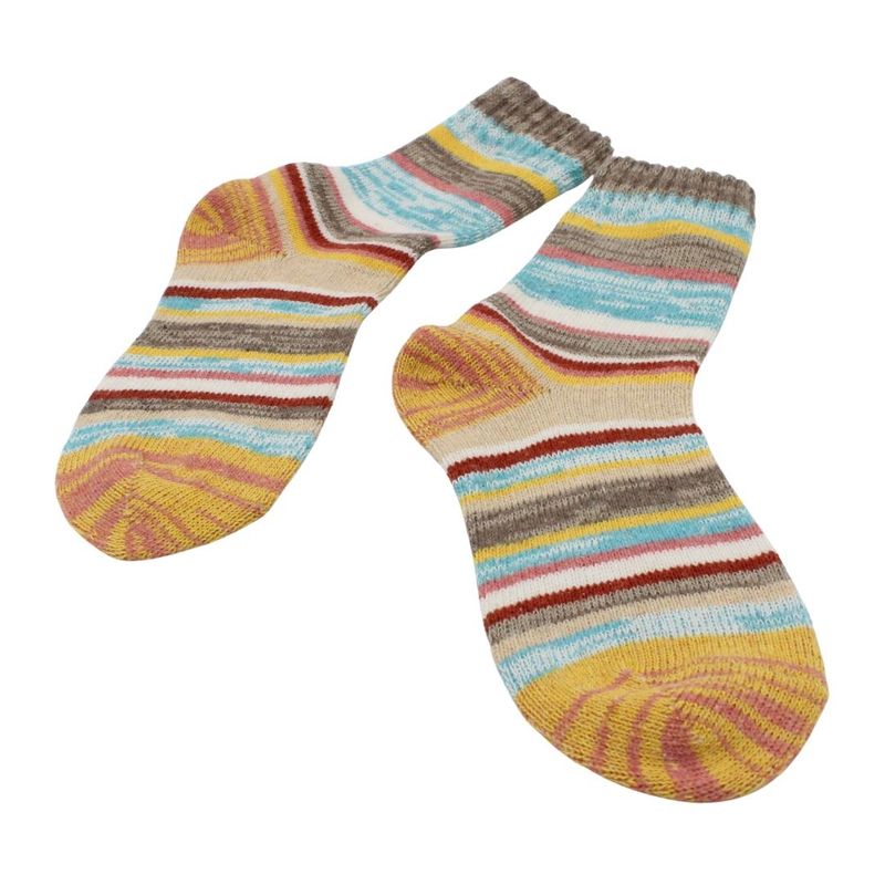 Fashion, accesorii si bijuterii - Femei - Lenjerie si pijamale femei - Sosete si ciorapi femei - Set 3 perechi sosete colorate, Antonio, unisex, model dungi, 39/42 - Infinity.ro