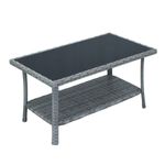 Casa si Gradina - Gradina si terasa - Mobilier exterior - Seturi mobila gradina - Set mobilier de gradina gri, Jumi, cu 2 fotolii, canapea si masuta de cafea - Infinity.ro
