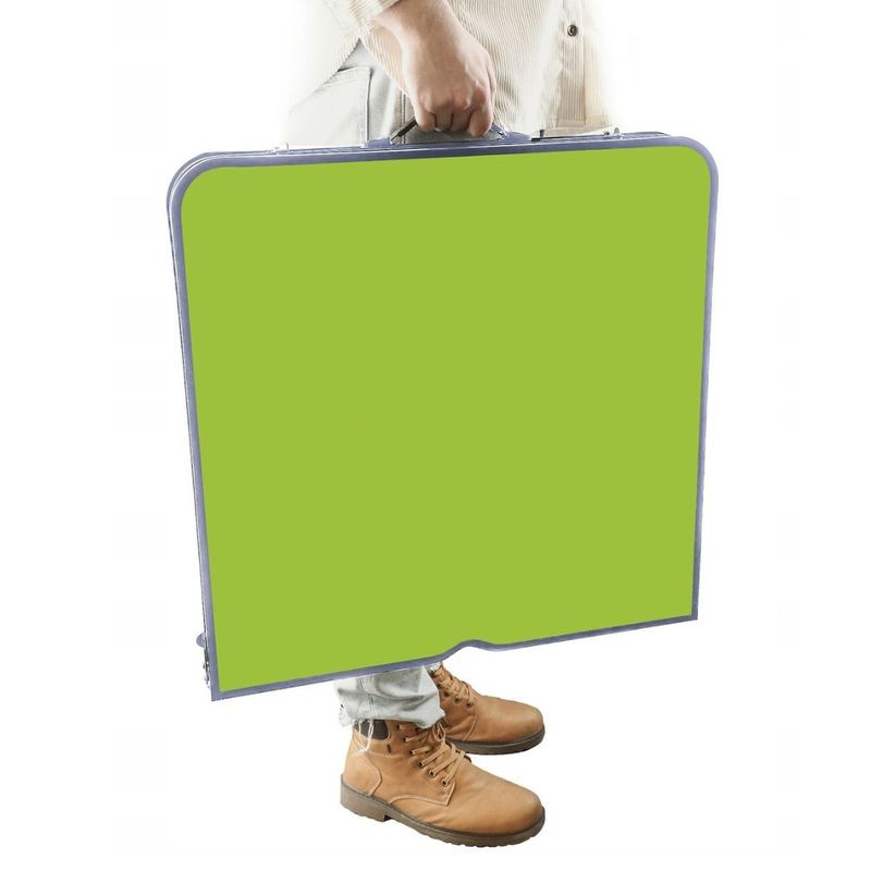 Sport si Outdoor - Camping - Mobilier pentru camping - Mese camping - Set mobilier de camping pliabil, Jumi, verde, masa cu picioare reglabile si 4 tabureti - Infinity.ro