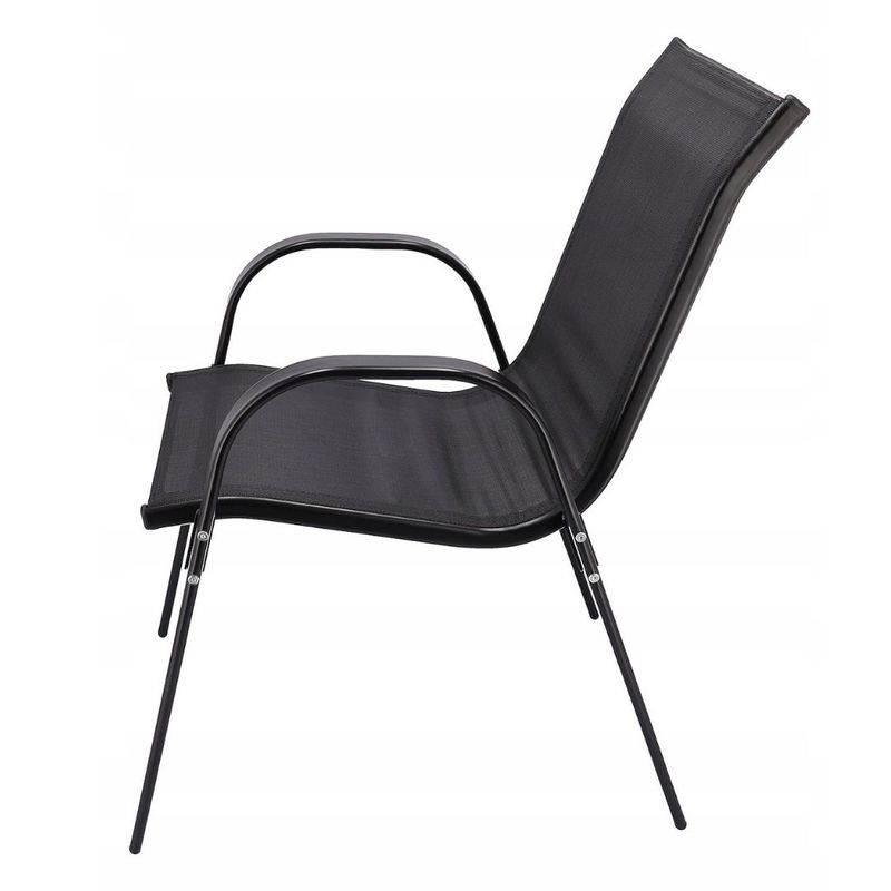 Casa si Gradina - Gradina si terasa - Mobilier exterior - Seturi mobila gradina - Set mobilier de gradina Jumi, model FIESTA, 2 fotolii suprapozabile si masuta de cafea - Infinity.ro