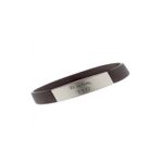 Fashion, accesorii si bijuterii - Femei - Bijuterii femei - Bratari femei - Bratara neagra cu placuta gravata Te iubim. tati - Infinity.ro