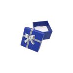 Market - Cadouri - Pungi cadou si accesorii - Cutie pentru cadouri cu fundite, albastru, 4 cm x 4 cm x 3 cm - Infinity.ro