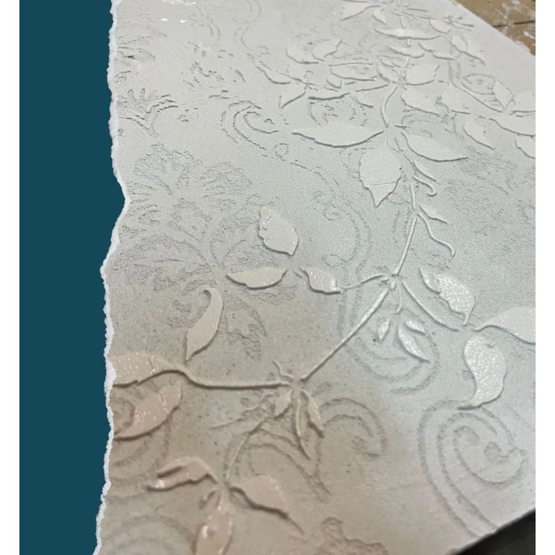 Casa si Gradina - Decoratiuni - DIY - Sabloane decorative pereti - Sablon Perete vopsire, tencuiala Frunze de Clematis model MXSP7651 marime 570x350 mm - Infinity.ro