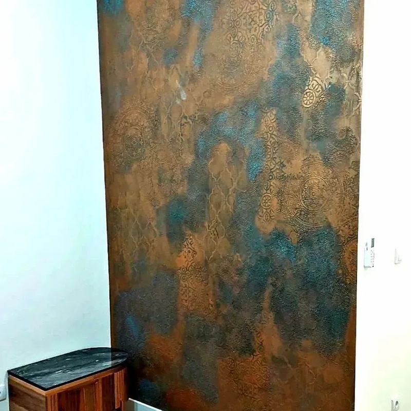 Casa si Gradina - Decoratiuni - DIY - Sabloane decorative pereti - Sfert Sablon Perete vopsire, tencuiala model Romana Mandala MXSP7652.6 marime 600x600mm - Infinity.ro