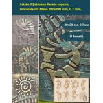 Casa si Gradina - Decoratiuni - DIY - Sabloane decorative pereti - Sablon de Perete vopsire, tencuiala stil Maya 200x290 mm, 0.7 mm, model MXSP7668 - Infinity.ro