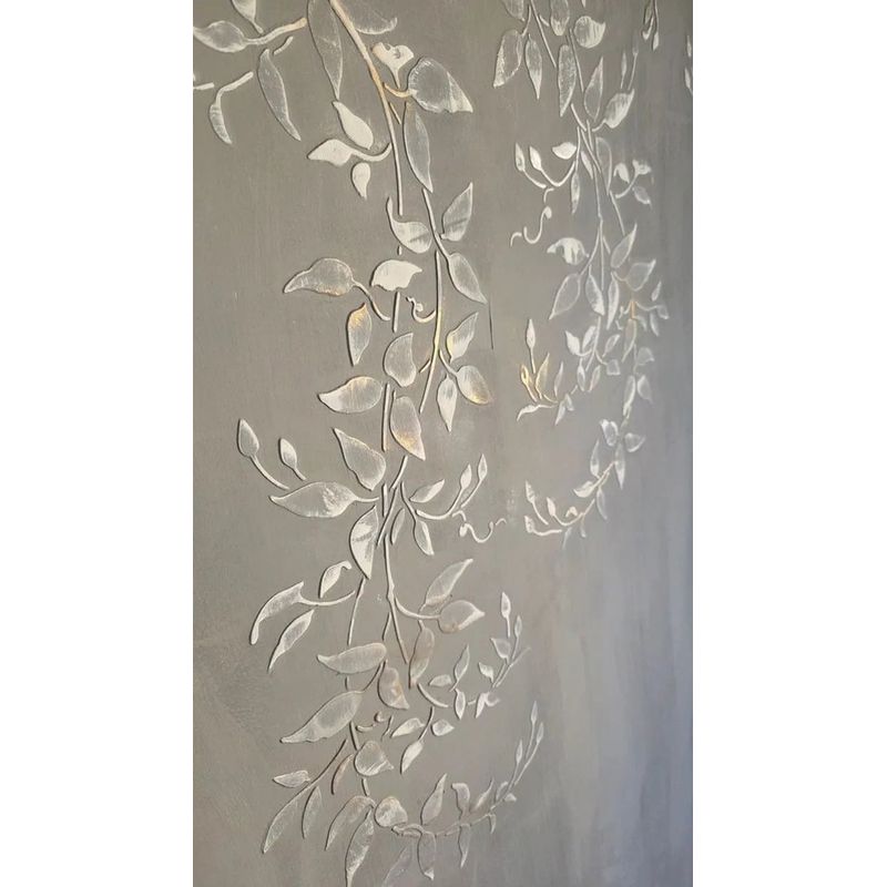 Casa si Gradina - Decoratiuni - DIY - Sabloane decorative pereti - Set 3 sabloane Perete Colectia TencoMix vopsire, tencuiala model Clematis MXSP7672 - Infinity.ro