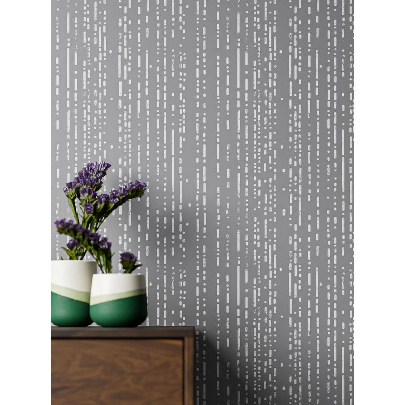 Casa si Gradina - Decoratiuni - DIY - Sabloane decorative pereti - Sablon Perete Colectia TencoMix vopsire, tencuiala model Ploaie Digitala MXSP7670 marime 485 x 385 mm - Infinity.ro