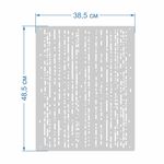 Casa si Gradina - Decoratiuni - DIY - Sabloane decorative pereti - Sablon Perete Colectia TencoMix vopsire, tencuiala model Ploaie Digitala MXSP7670 marime 485 x 385 mm - Infinity.ro