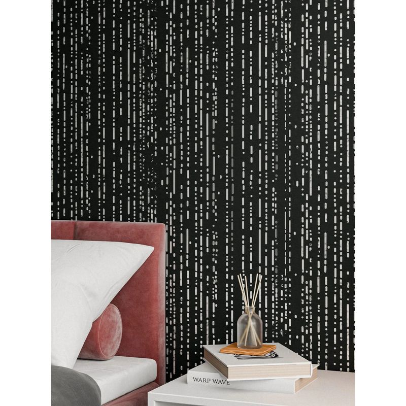 Casa si Gradina - Decoratiuni - DIY - Sabloane decorative pereti - Sablon Perete Colectia TencoMix vopsire, tencuiala model Ploaie Digitala MXSP7670 marime 485 x 385 mm - Infinity.ro