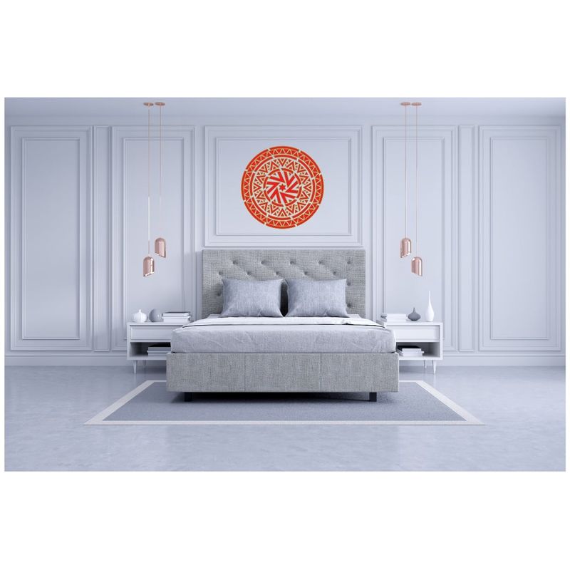 Casa si Gradina - Decoratiuni - DIY - Sabloane decorative pereti - Sablon Perete vopsire, tencuiala 0.7mm 0 model Mandala Concentric Shutter MXSP9601 diferite marimi, 900 x 900 mm - Infinity.ro