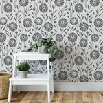 Casa si Gradina - Decoratiuni - DIY - Sabloane decorative pereti - Sablon Perete vopsire, tencuiala 900x600x0.7mm Posies Garden Refolosibil, model MXSP7046 - Infinity.ro